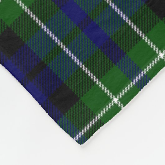 Scotts MacNeill of Colonsay Jagd auf Tartan Karier Fleecedecke (Ecke)