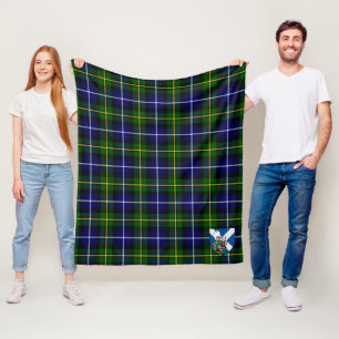 Scotts MacNeill von Barra Modern Tartan Kariert Fleecedecke