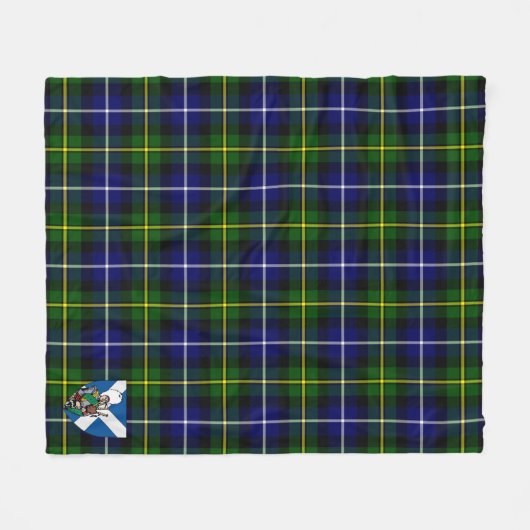 Scotts MacNeill von Barra Modern Tartan Kariert Fleecedecke (Vorderseite (Horizontal))
