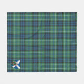 Scotts MacNeill von Colonsay Tartan Kariert Fleecedecke (Vorderseite (Horizontal))