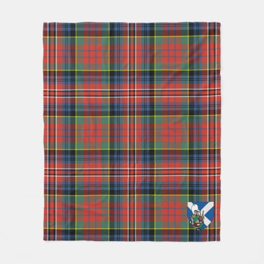 Scotts MacPherson Ancient Tartan Kariert Fleecedecke (Vorderseite)