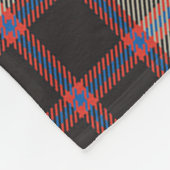 Scotts MacPherson Jagd Ancient Tartan Kariert Fleecedecke (Ecke)