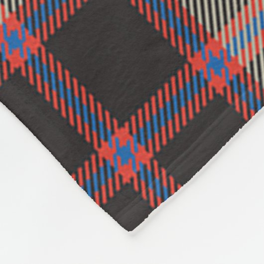 Scotts MacPherson Jagd Ancient Tartan Kariert Fleecedecke (Ecke)