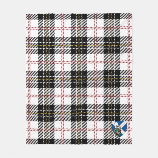 Scotts MacPherson Tartan Kariert Fleecedecke (Vorderseite)