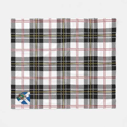 Scotts MacPherson Tartan Kariert Fleecedecke (Vorderseite (Horizontal))