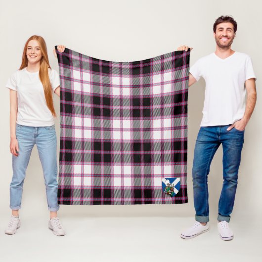 Scotts MacPherson Weathered Tartan Kariert Fleecedecke (Beispiel)