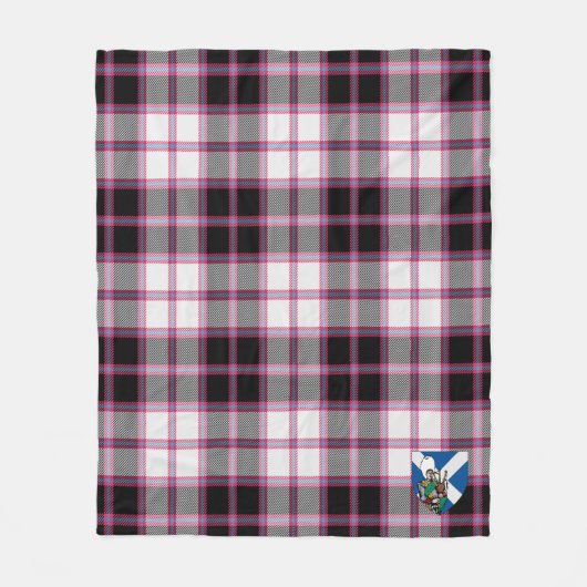 Scotts MacPherson Weathered Tartan Kariert Fleecedecke (Vorderseite)