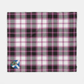 Scotts MacPherson Weathered Tartan Kariert Fleecedecke (Vorderseite (Horizontal))
