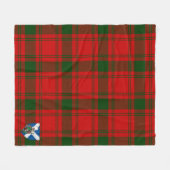 Scotts MacQuarrie Tartan Kariert Fleecedecke (Vorderseite (Horizontal))