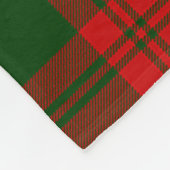 Scotts MacQuarrie Tartan Kariert Fleecedecke (Ecke)