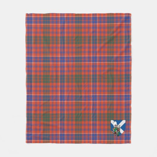 Scotts MacRae Ancient Tartan Kariert Fleecedecke (Vorderseite)