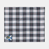 Scotts MacRae Dress Modern Tartan Kariert Fleecedecke (Vorderseite (Horizontal))