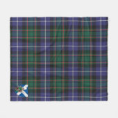 Scotts MacRae Hunting Modern Tartan Kariert Fleecedecke (Vorderseite (Horizontal))