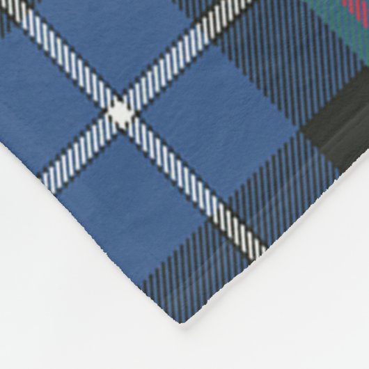 Scotts MacRae Junting Ancient Tartan Kariert Fleecedecke (Ecke)