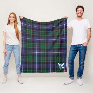 Scotts MacRae Modern Tartan Kariert Fleecedecke