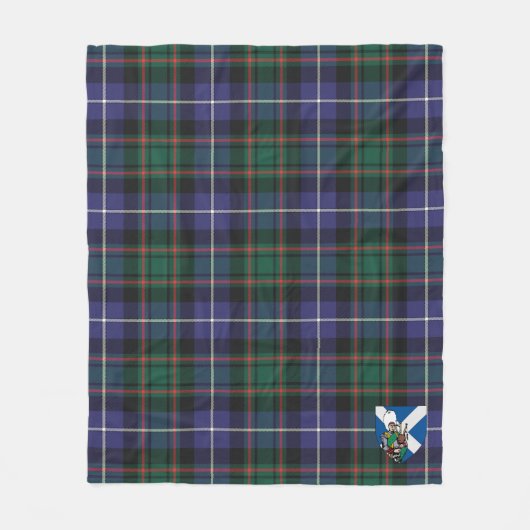 Scotts MacRae Modern Tartan Kariert Fleecedecke (Vorderseite)