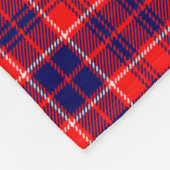 Scotts MacRae Modern Tartan Kariert Fleecedecke (Ecke)