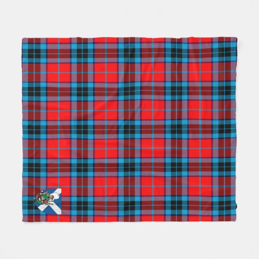 Scotts MacTavish Tartan Kariert Fleecedecke (Vorderseite (Horizontal))