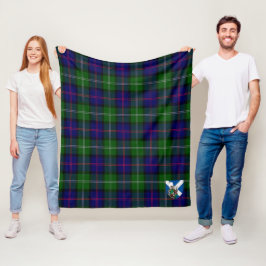 Scotts MacThomas Modern Tartan Kariert Fleecedecke