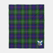 Scotts MacThomas Modern Tartan Kariert Fleecedecke (Vorderseite)