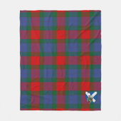 Scotts Mar Tartan Kariert Fleecedecke (Vorderseite)