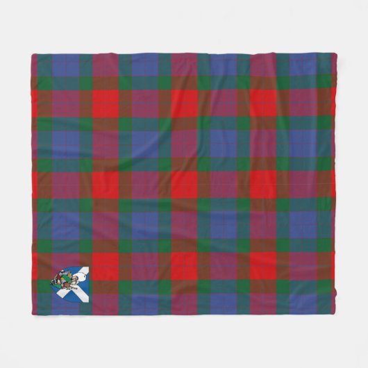 Scotts Mar Tartan Kariert Fleecedecke (Vorderseite (Horizontal))