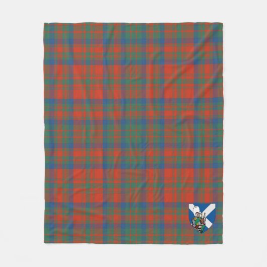 Scotts Matheson Ancient Tartan Kariert Fleecedecke (Vorderseite)