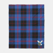 Scotts Maule Modem Tartan Karo Fleecedecke (Vorderseite)