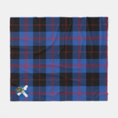 Scotts Maule Modem Tartan Karo Fleecedecke (Vorderseite (Horizontal))