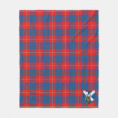 Scotts McKerrell Red Tartan Kariert Fleecedecke (Vorderseite)