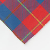Scotts McKerrell Red Tartan Kariert Fleecedecke (Ecke)