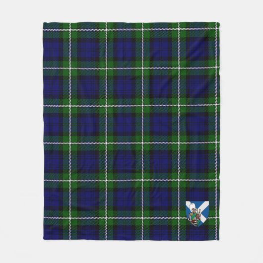 Scotts Meldrum Forbes Tartan Kariert Fleecedecke (Vorderseite)
