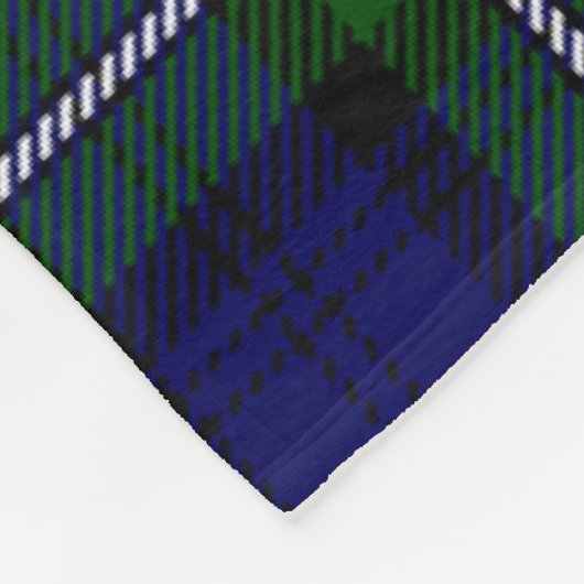 Scotts Meldrum Forbes Tartan Kariert Fleecedecke (Ecke)