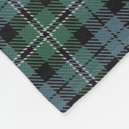 Scotts Melville Tartan Kariert Fleecedecke (Ecke)