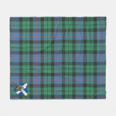 Scotts Morrison Ancient Tartan Kariert Fleecedecke (Vorderseite (Horizontal))