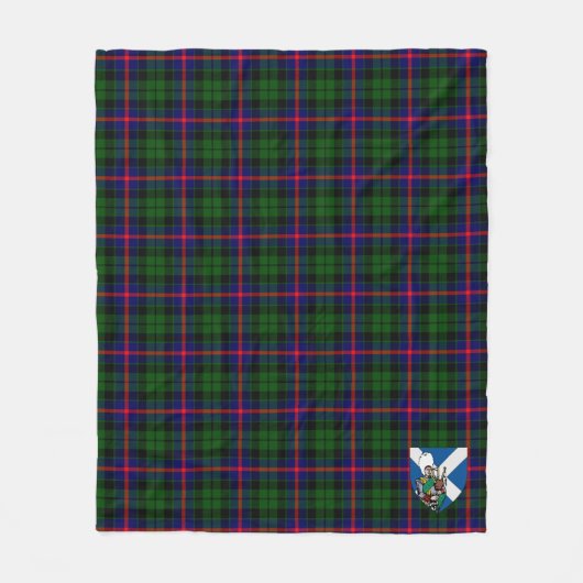 Scotts Morrison Tartan Kariert Fleecedecke (Vorderseite)