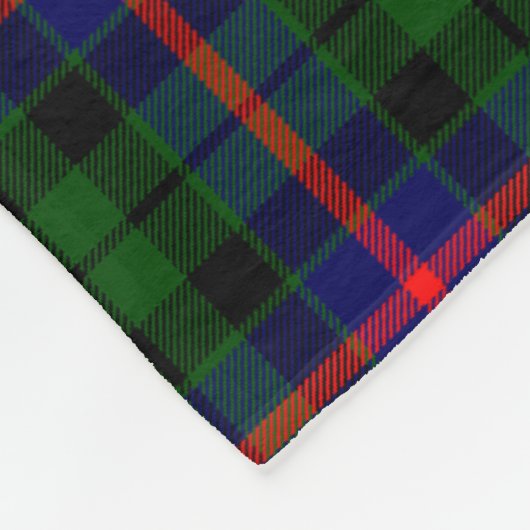Scotts Morrison Tartan Kariert Fleecedecke (Ecke)