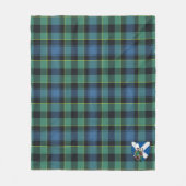 Scotts Mouat Tartan Kariert Fleecedecke (Vorderseite)