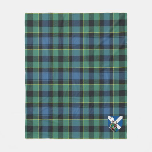 Scotts Mouat Tartan Kariert Fleecedecke (Vorderseite)