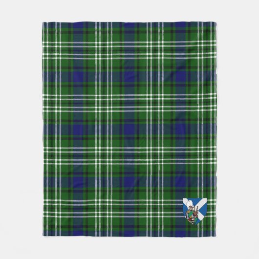 Scotts Mow Tartan Kariert Fleecedecke (Vorderseite)