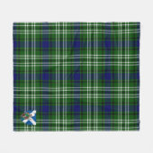 Scotts Mow Tartan Kariert Fleecedecke (Vorderseite (Horizontal))