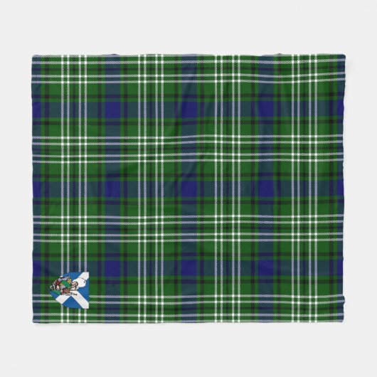 Scotts Mow Tartan Kariert Fleecedecke (Vorderseite (Horizontal))