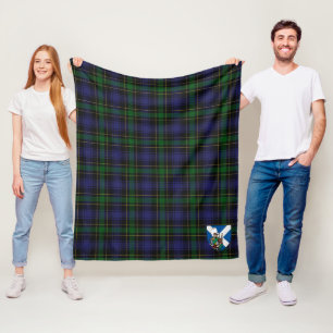 Scotts Mowat Tartan Kariert Fleecedecke