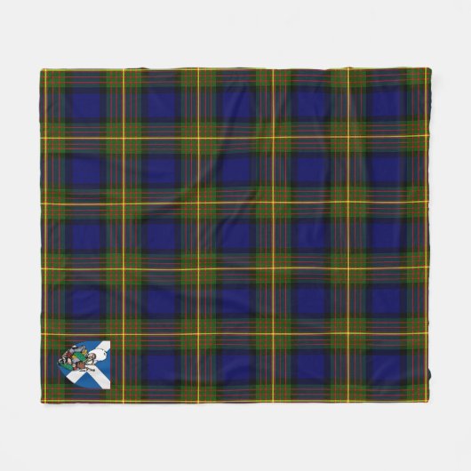 Scotts Muir Tartan Kariert Fleecedecke (Vorderseite (Horizontal))