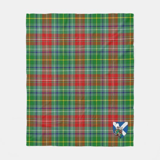 Scotts Muirhead Tartan Kariert Fleecedecke (Vorderseite)