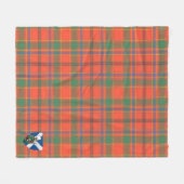 Scotts Munro Ancient Tartan Kariert Fleecedecke (Vorderseite (Horizontal))