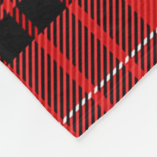 Scotts Munro Tartan Kariert Fleecedecke (Ecke)