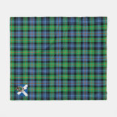 Scotts Murray von Atholl Ancient Tartan Kariert Fleecedecke (Vorderseite (Horizontal))