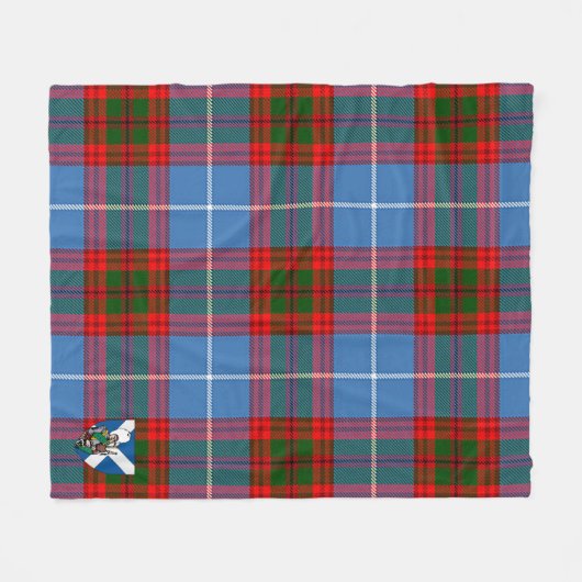 Scotts Newton Tartan Kariert Fleecedecke (Vorderseite (Horizontal))