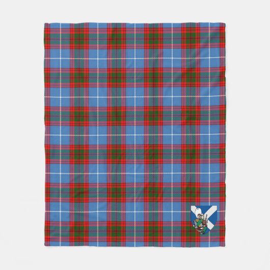 Scotts Nicolson Tartan Kariert Fleecedecke (Vorderseite)